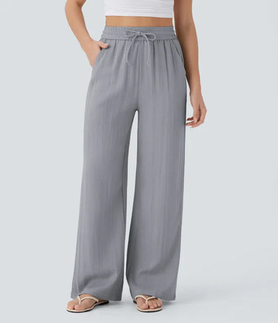 Elena | Comfortable women's linen trousers for warm days