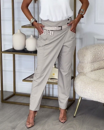 Mila | Stylish trousers with belt