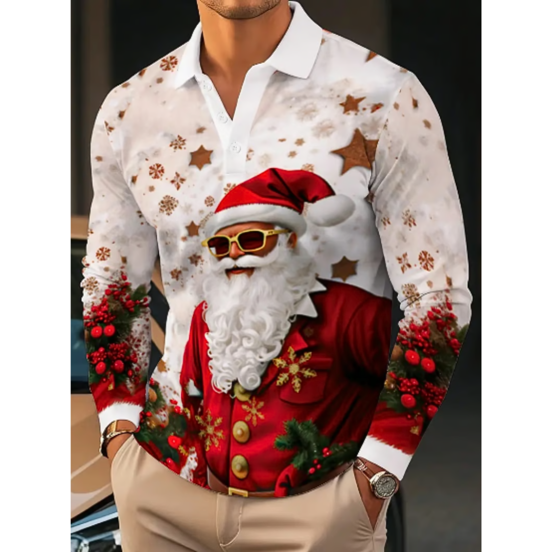 Father Christmas | Shirt with festive Christmas motif