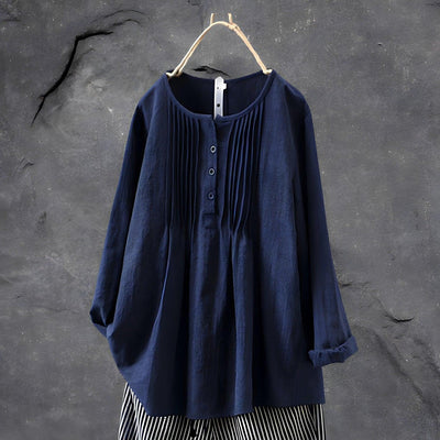 Eline | Elegant pleated blouse