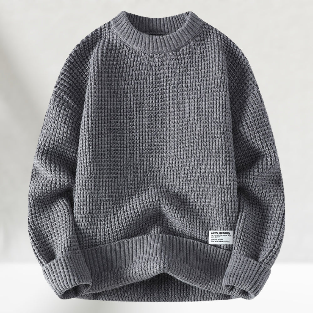 Marvin | Knitted jumper with classic round neckline