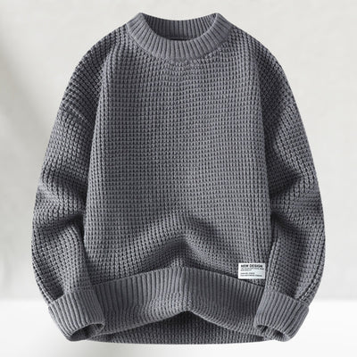 Marvin | Knitted jumper with classic round neckline