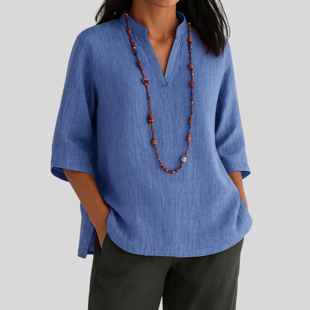 Bernice | Comfortable blouse with V-neck