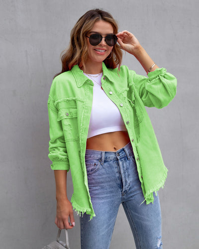 Valerie | Casual Ripped Shirt Jacket