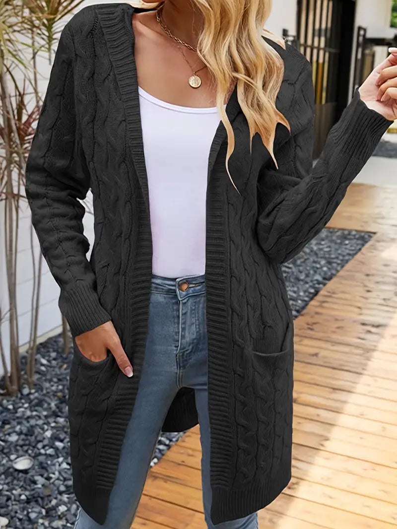 Isa | Lightweight cardigan with patch pockets