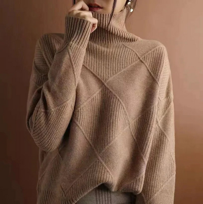 Henrik | Stylish Women's jumper with a roll neck