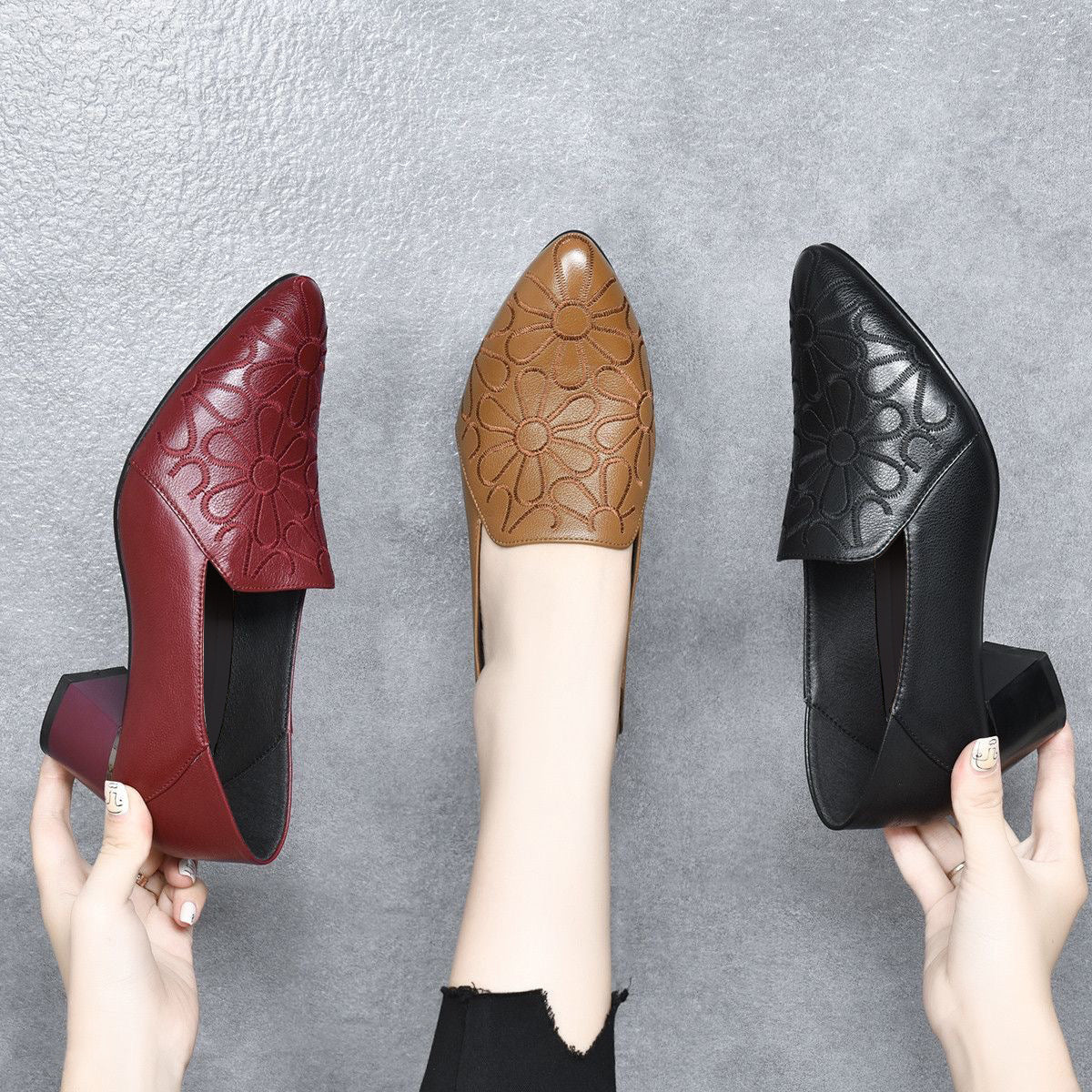 Viviane | Timeless pumps made from smooth vegan leather