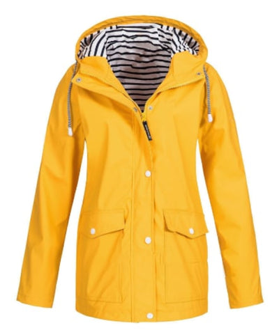 Ilektra | Elegant Long-Sleeved Waterproof Hooded Sweatshirt