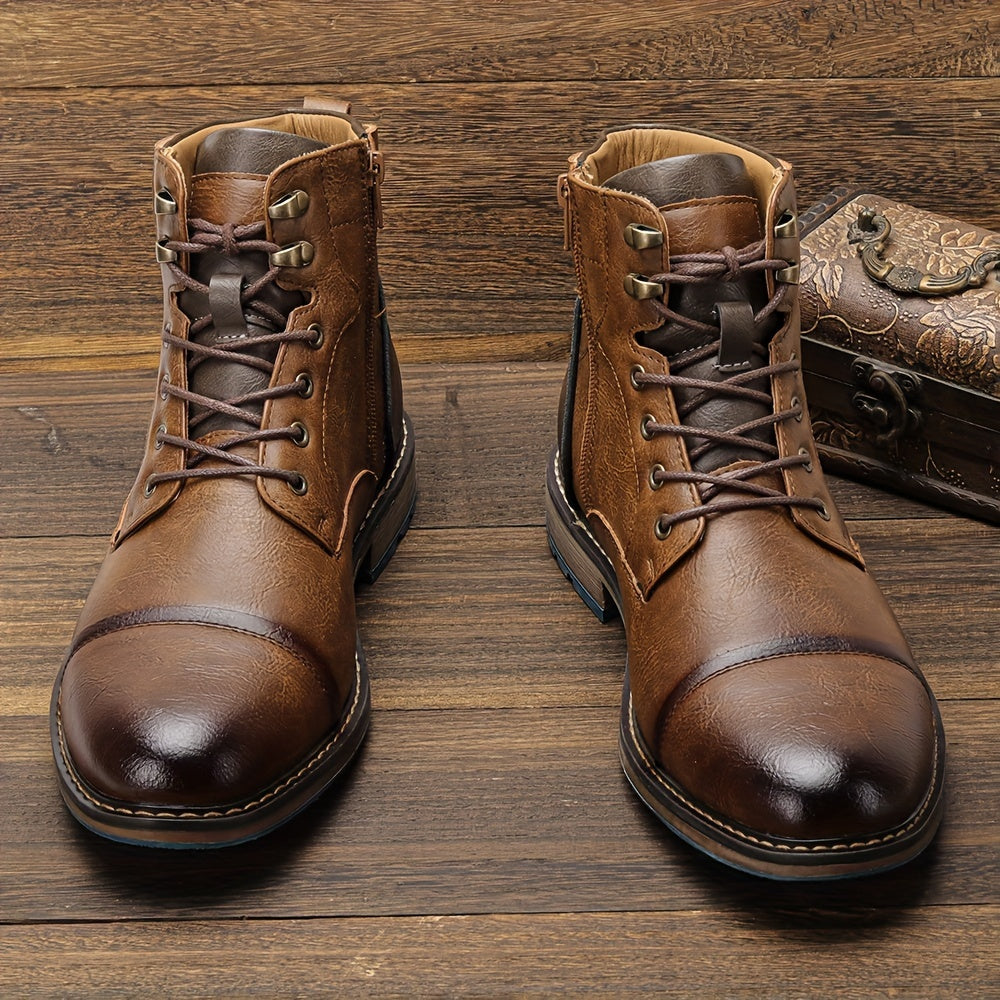 Jonah | Classic brogue boots in heritage style