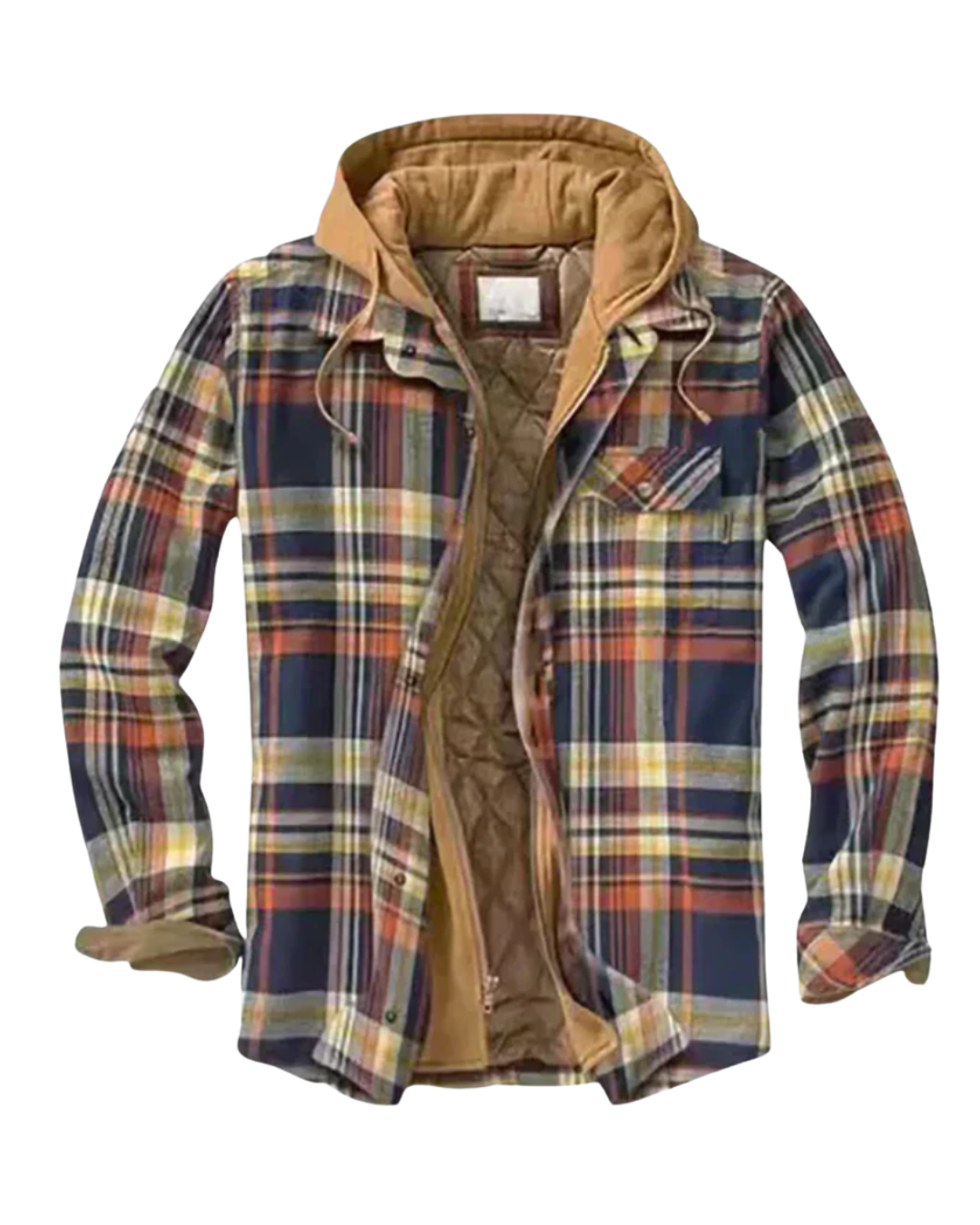 Liora | Patchwork checked jacket in a modern, trendy style