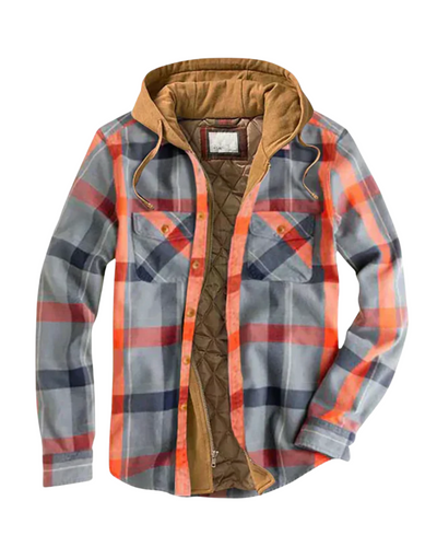 Liora | Patchwork checked jacket in a modern, trendy style