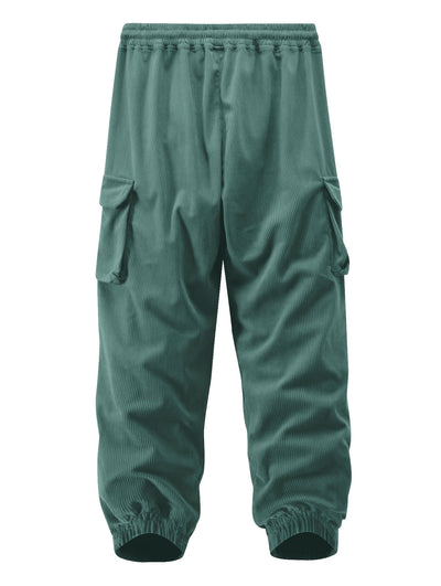 Amira | Corduroy jogging trousers with practical drawstring