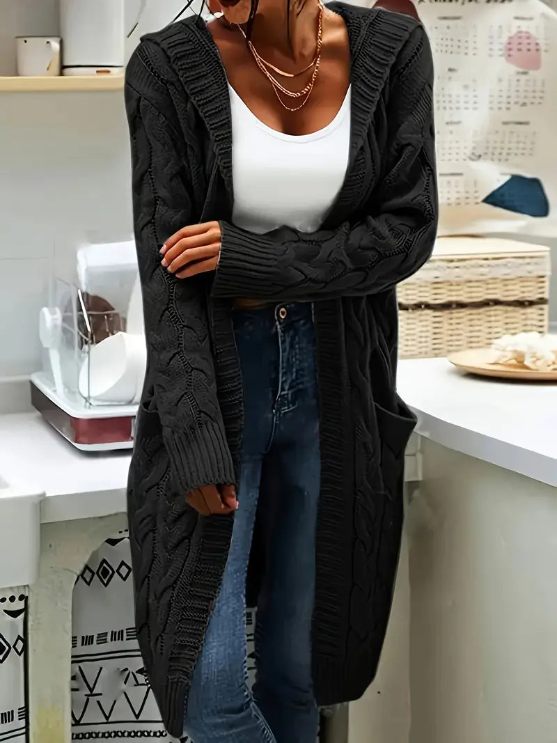 Isa | Lightweight cardigan with patch pockets