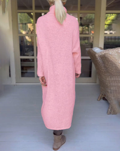 Hannah | Cosy jumper with stand-up collar and sleeves