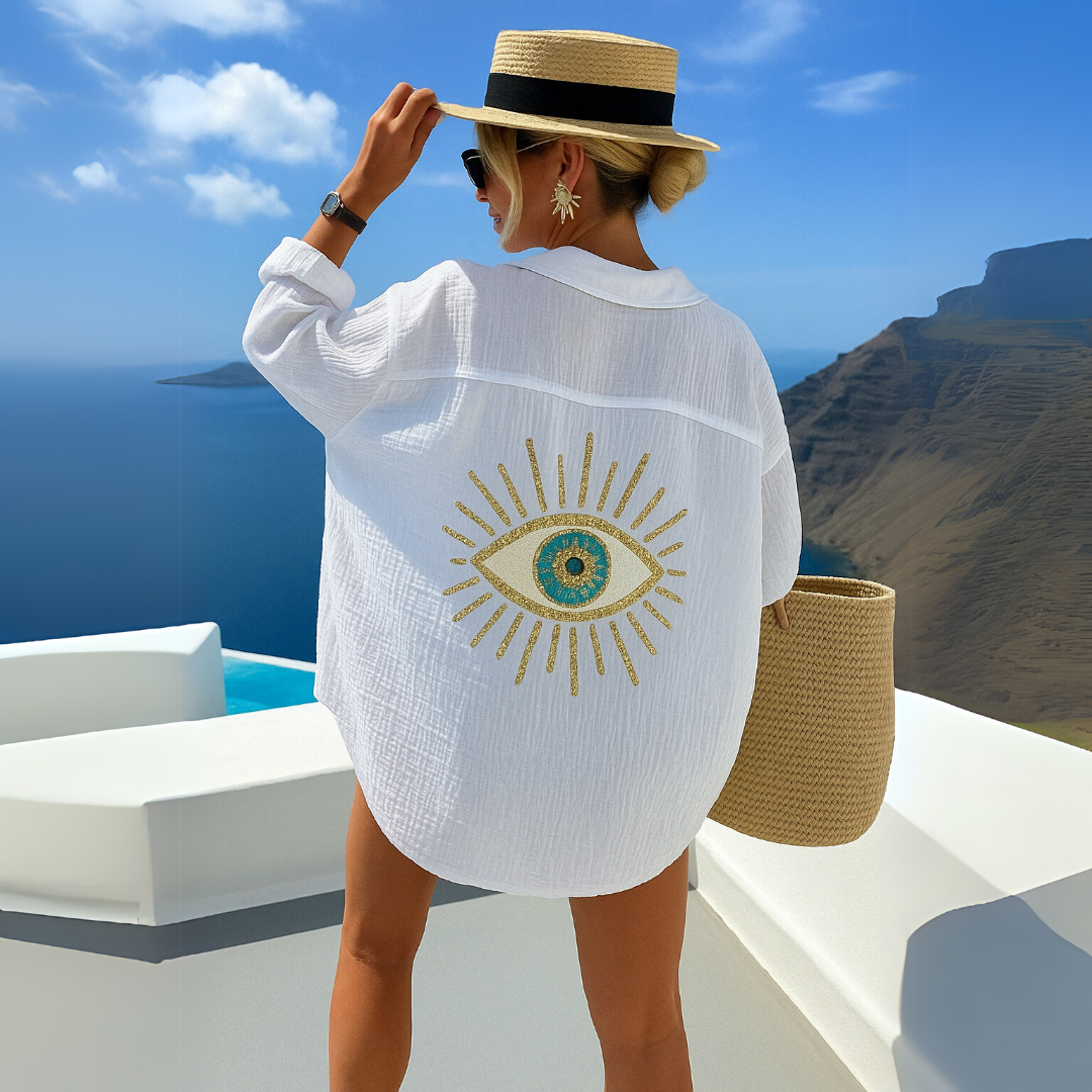 ANNEMIEK | EMBROIDERED BLOUSE WITH BOHO CHARM