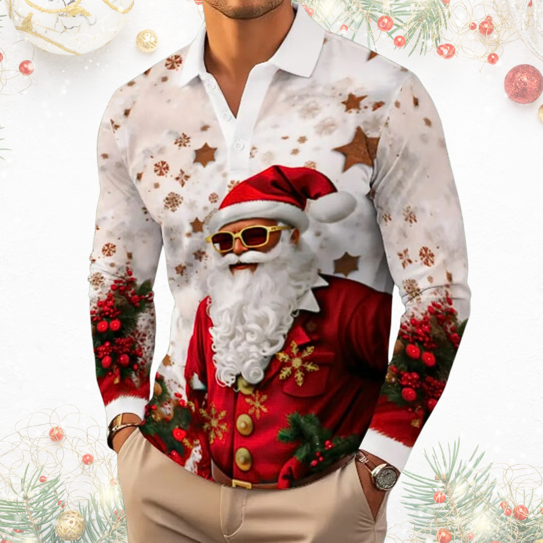 Father Christmas | Shirt with festive Christmas motif