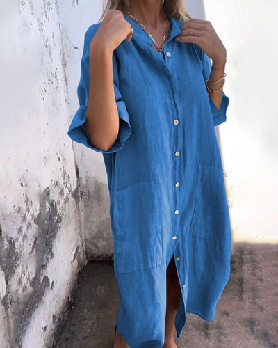MELANY | IBIZA-STYLE CASUAL SHIRT DRESS