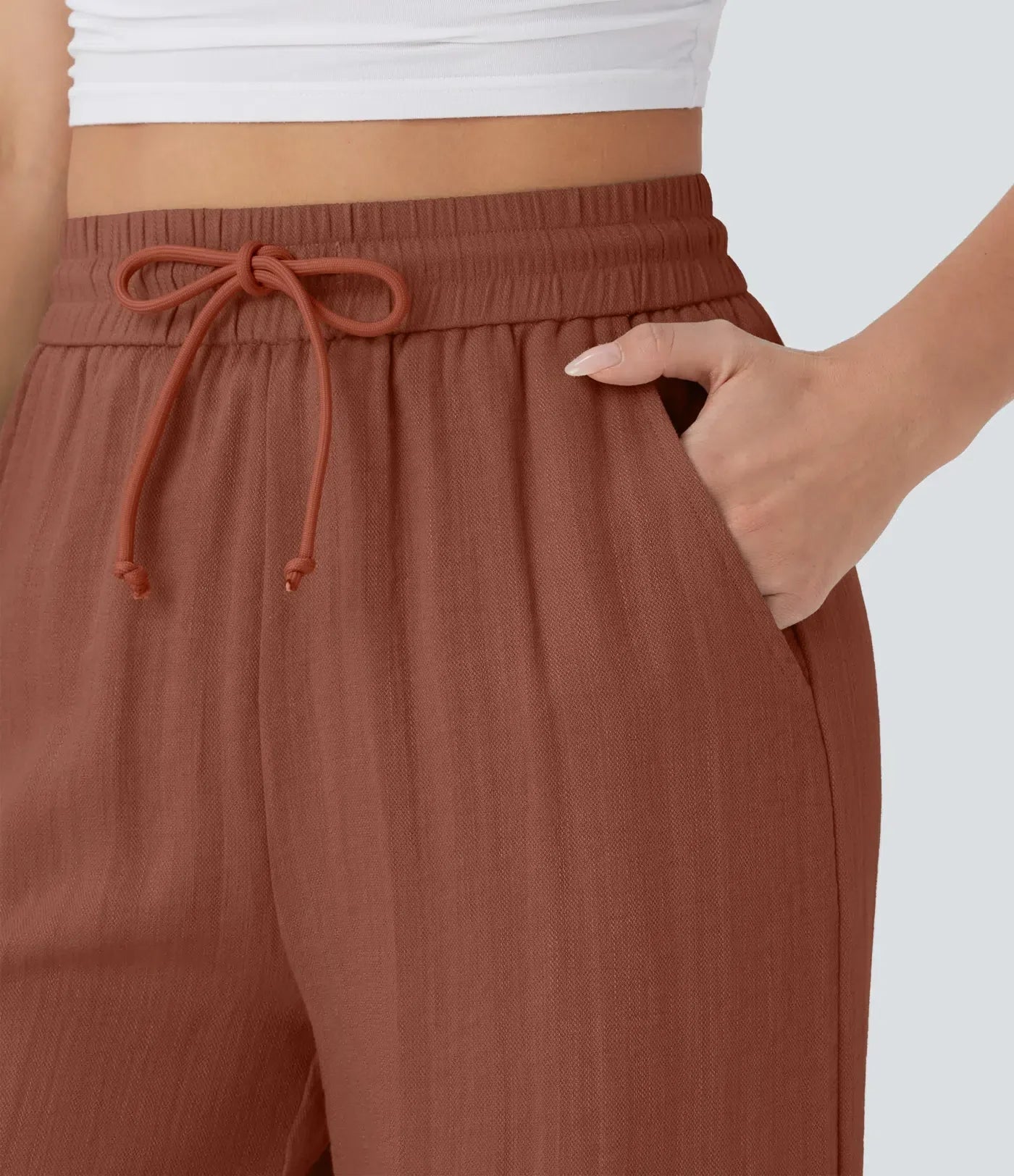 Elena | Comfortable women's linen trousers for warm days