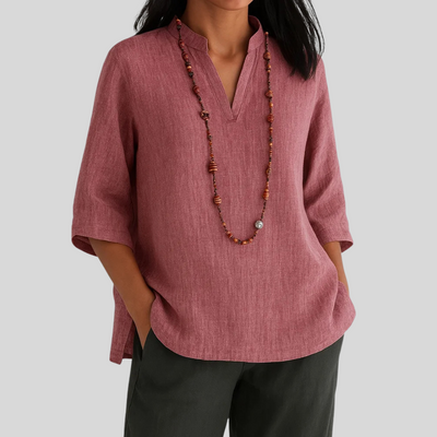 Bernice | Comfortable blouse with V-neck
