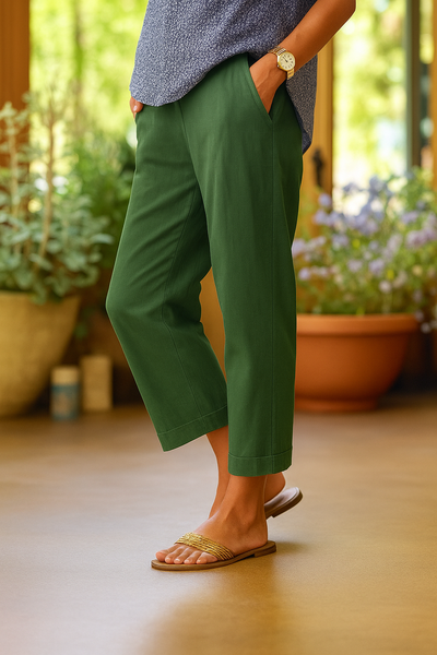 Sienna | Summer trousers made of linen and cotton