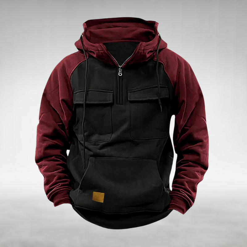 Ben | Casual hoodie with sporty chest pocket