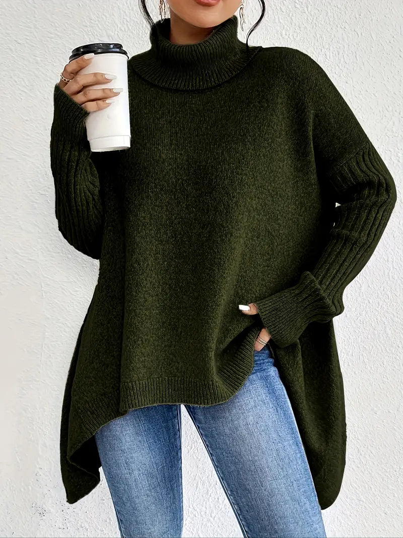 Clara | Warm women's turtleneck jumper with a comfortable fit