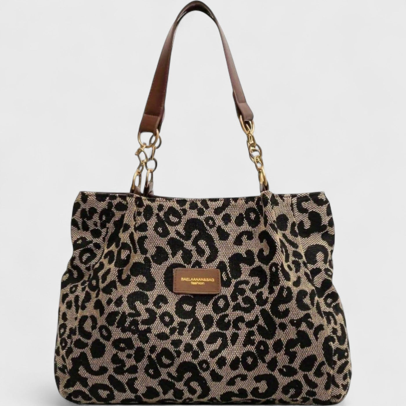 Isabelle | Large bag with elegant leopard print