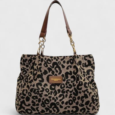 Isabelle | Large bag with elegant leopard print
