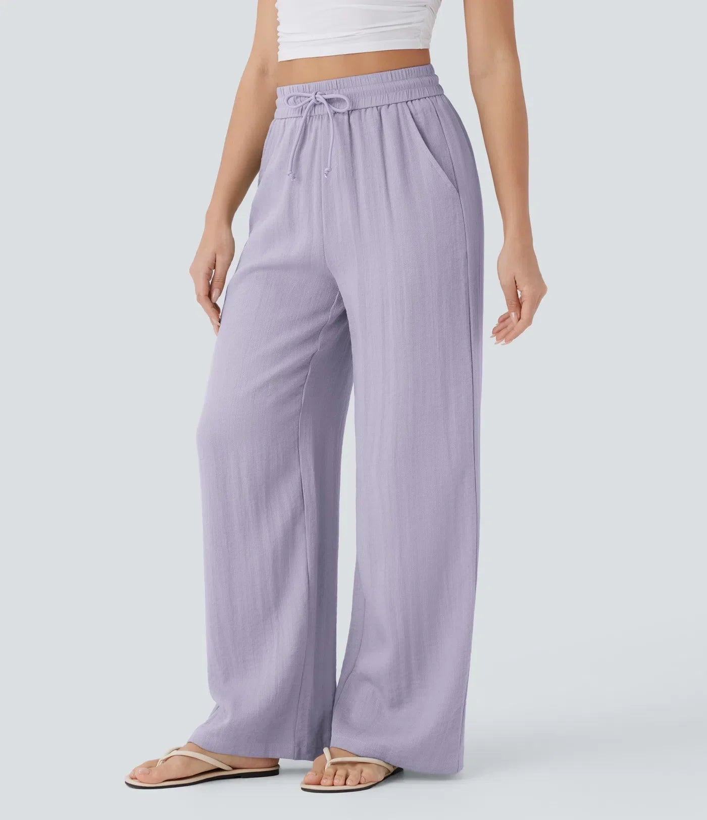Elena | Comfortable women's linen trousers for warm days