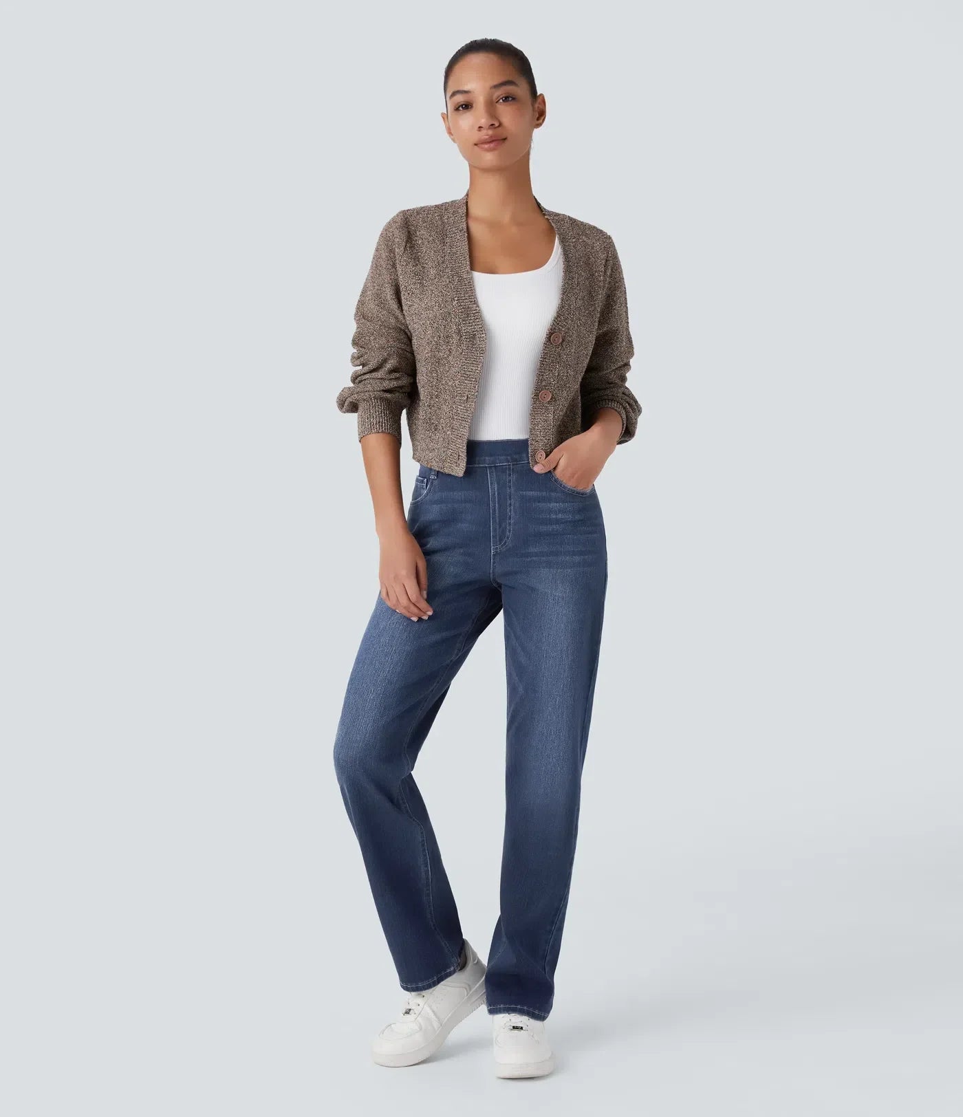 Sophie | Comfortable women's trousers with a high waistband