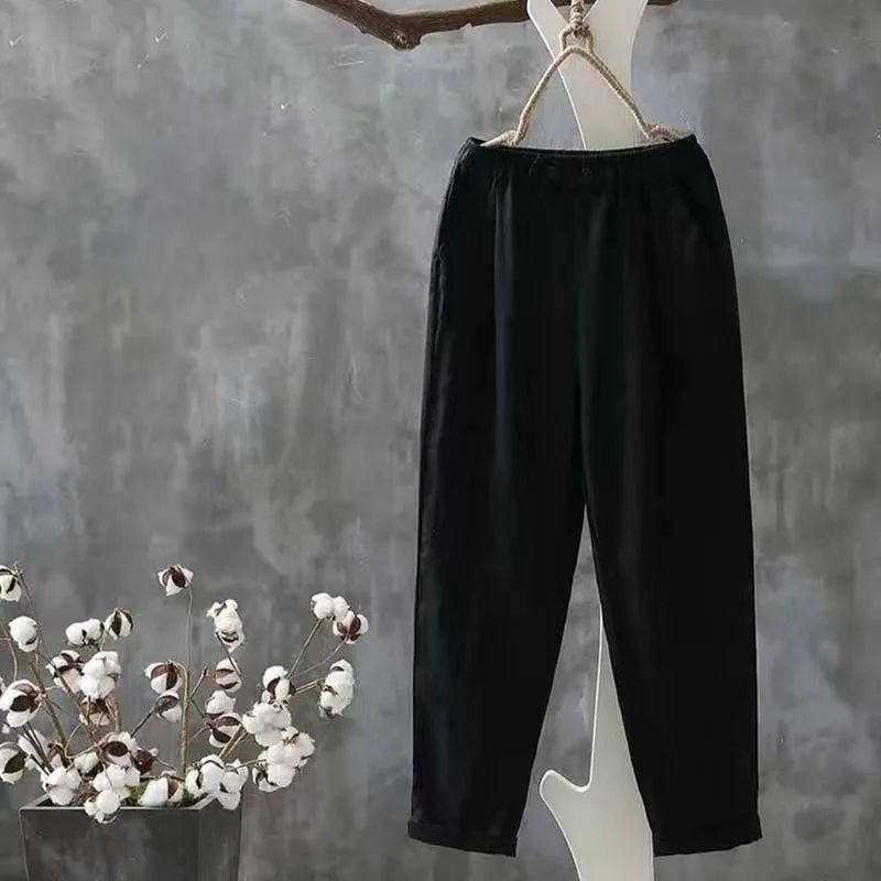 Maureen | Comfortable casual trousers in cotton and linen