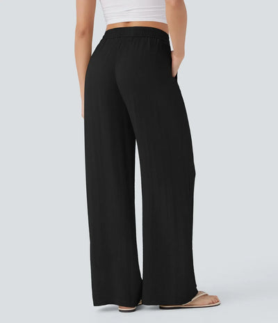 Elena | Comfortable women's linen trousers for warm days