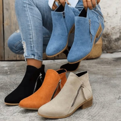 Sabrina | Elegant suede boots for women