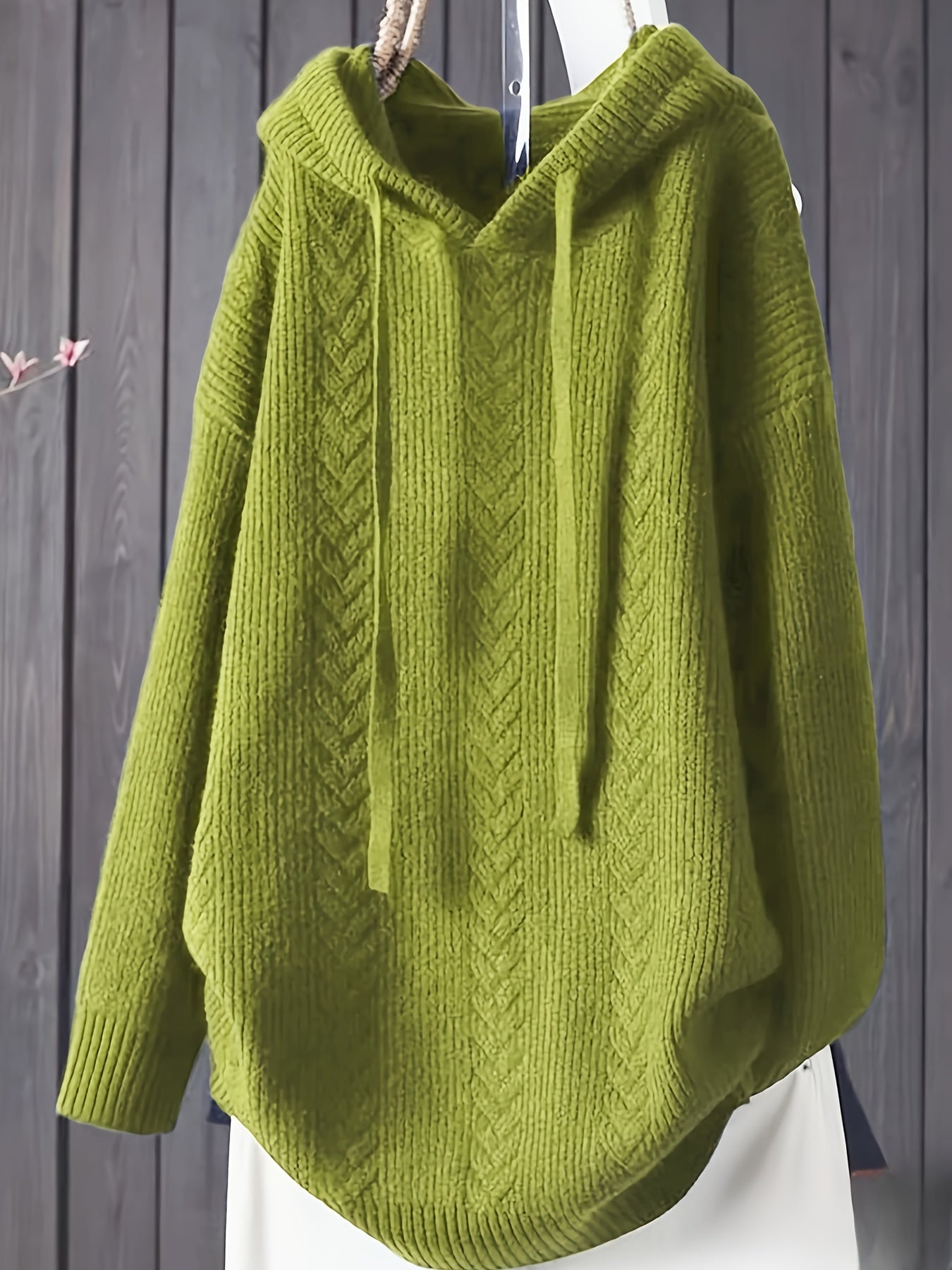 Sophia | Casual knitted hoodie with long sleeves