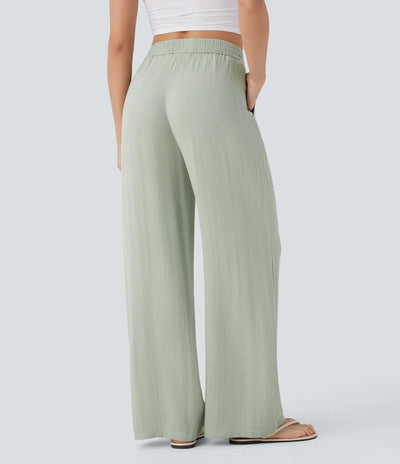 Elena | Comfortable women's linen trousers for warm days