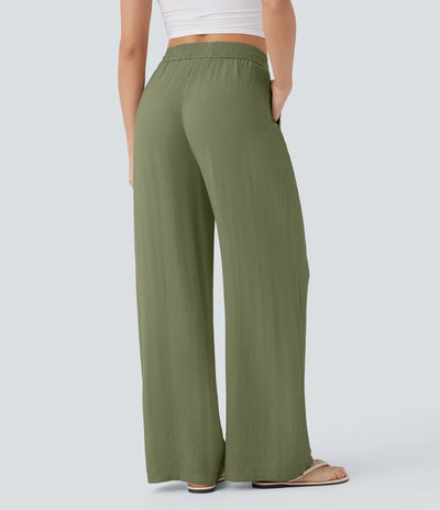 Elena | Comfortable women's linen trousers for warm days