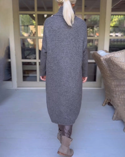 Hannah | Cosy jumper with stand-up collar and sleeves