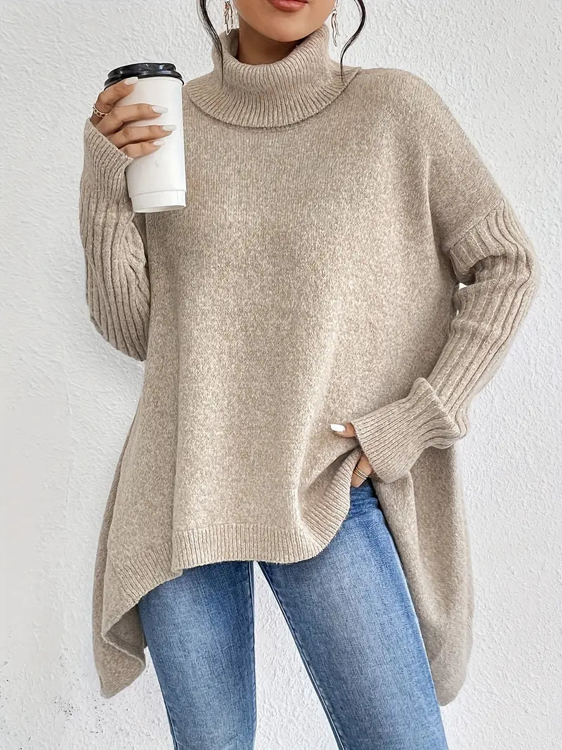 Clara | Warm women's turtleneck jumper with a comfortable fit