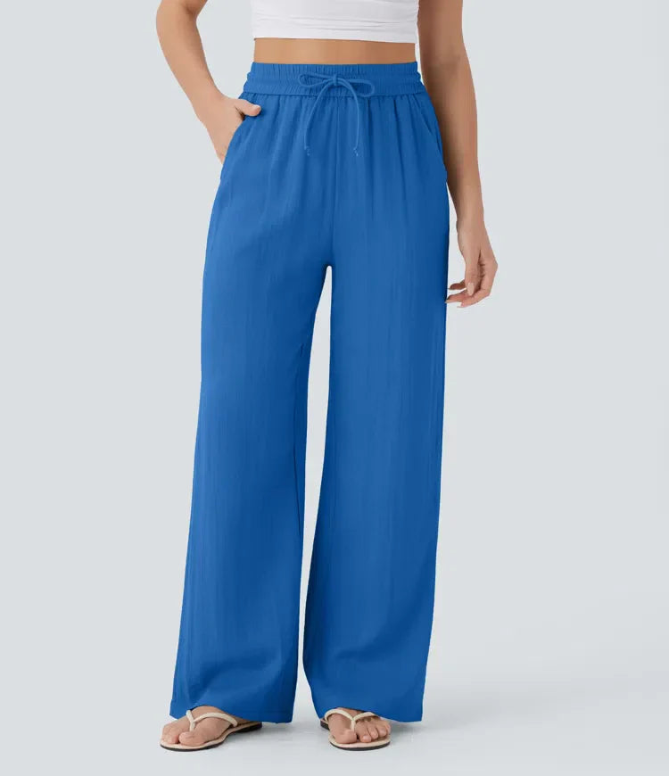 Elena | Comfortable women's linen trousers for warm days