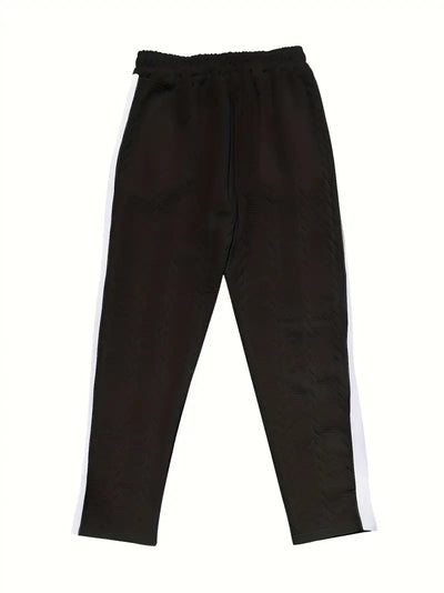 Kiana | Casual knit trousers with button accents on the sides