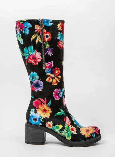 Amelia | Stylish leather boots with comfortable heels