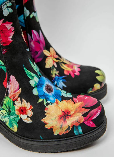 Amelia | Stylish leather boots with comfortable heels