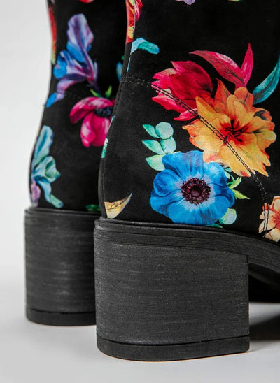 Amelia | Stylish leather boots with comfortable heels