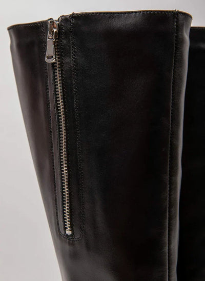 Amelia | Stylish leather boots with comfortable heels