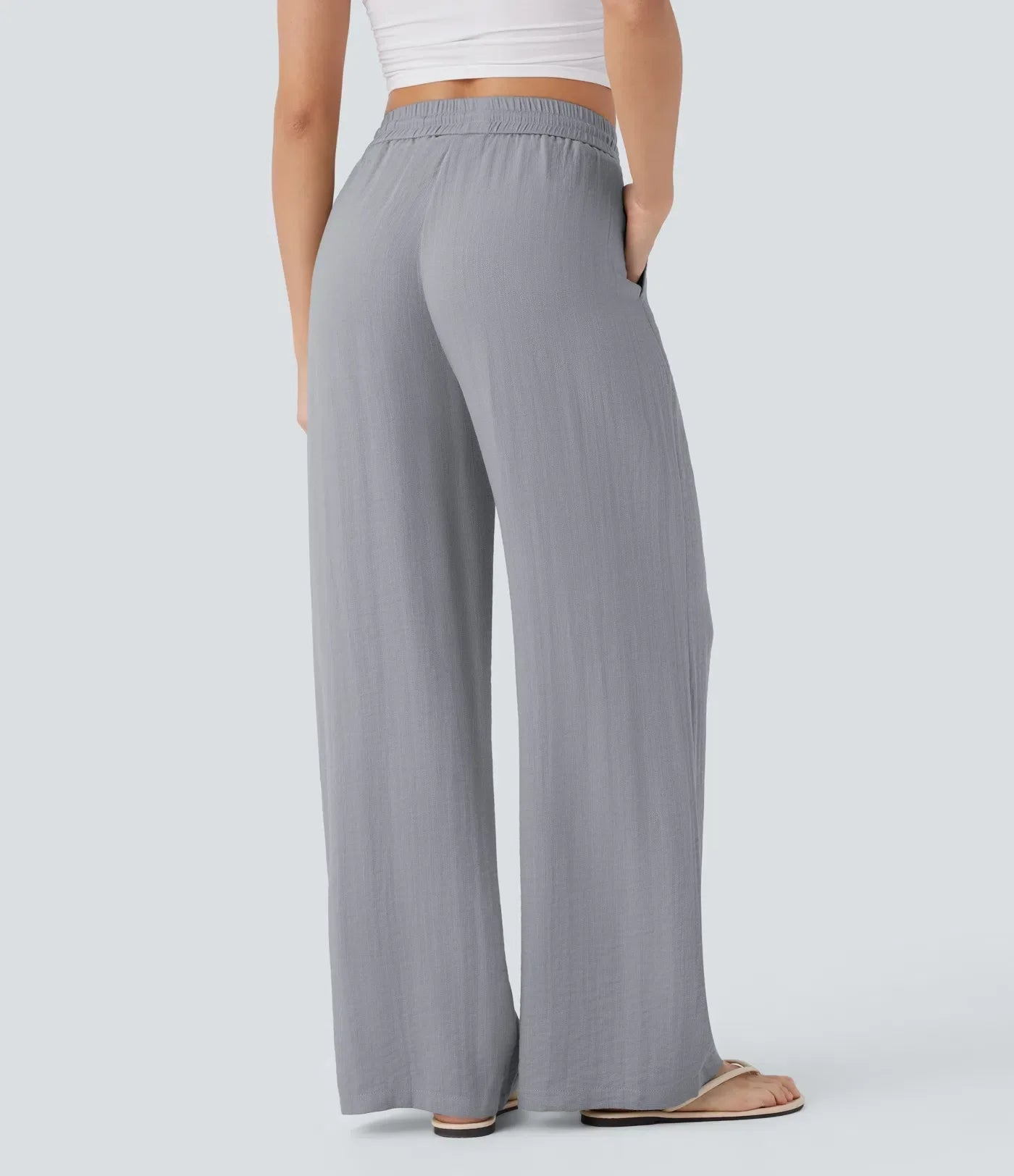 Elena | Comfortable women's linen trousers for warm days