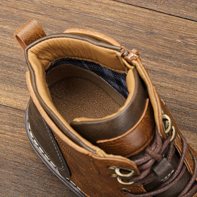 Jonah | Classic brogue boots in heritage style
