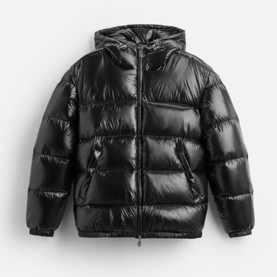 Puffer jacket with 100% genuine down feathers