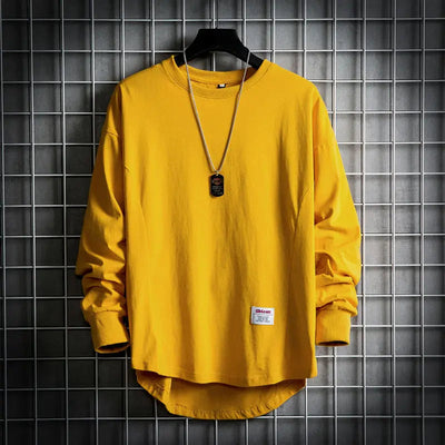 Jakob jumper with dropped hem