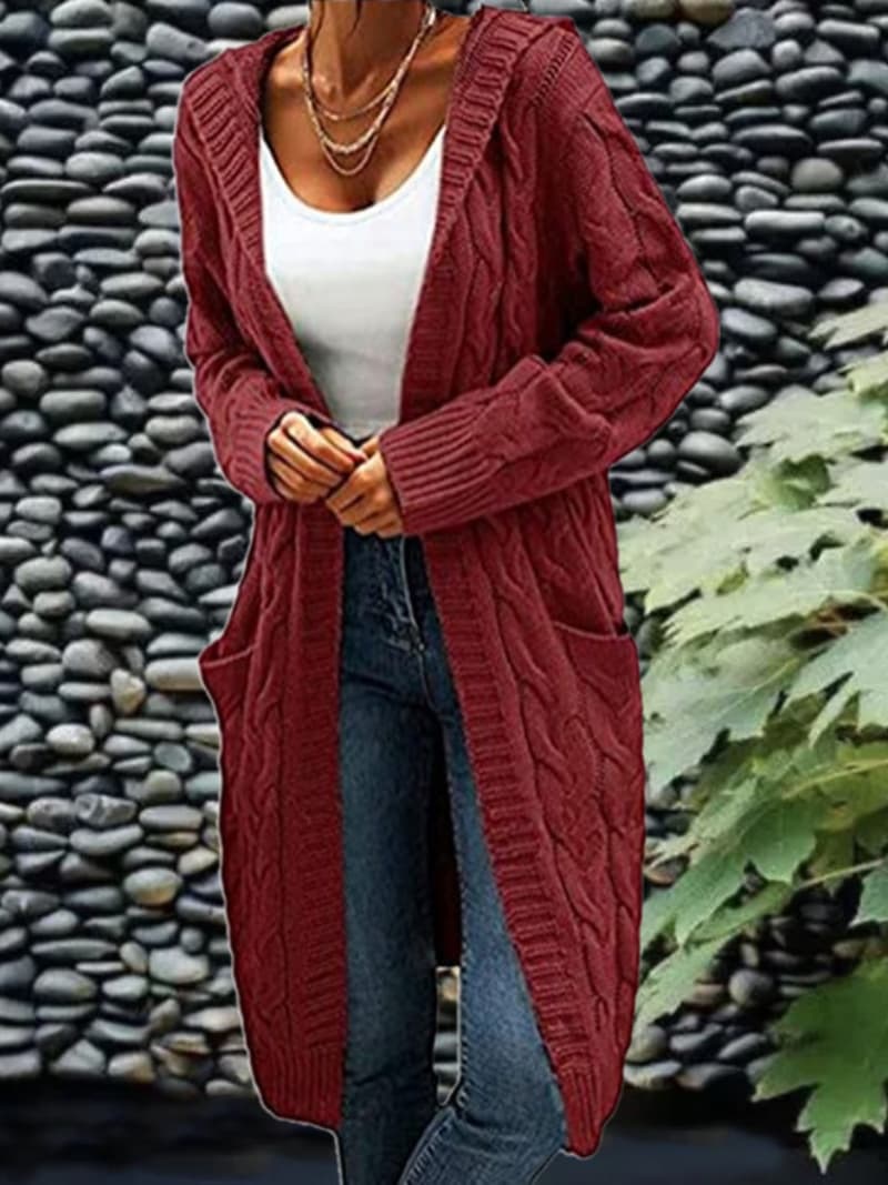 Isa | Lightweight cardigan with patch pockets