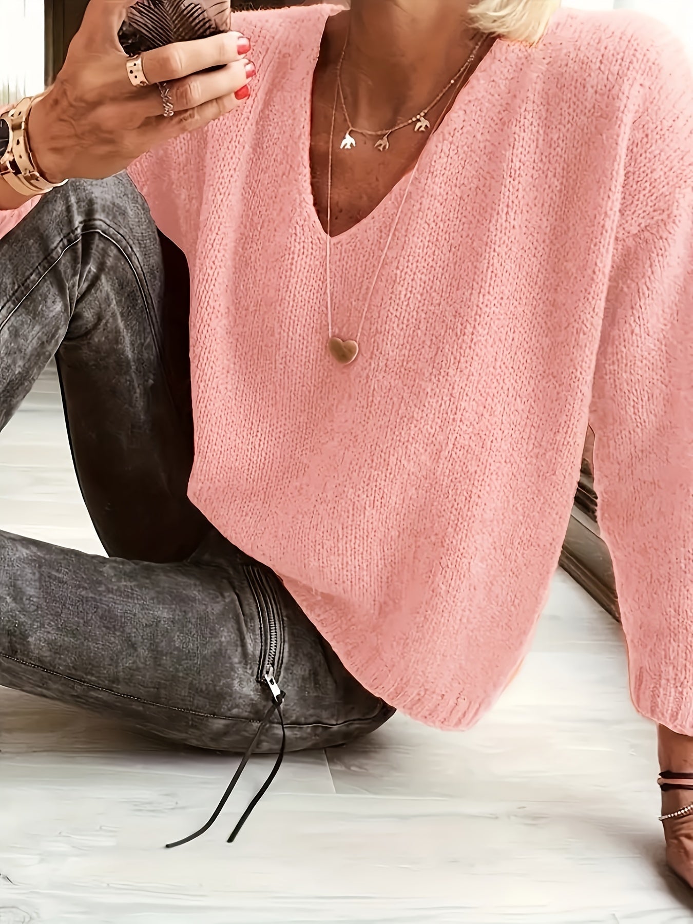 Kim | Elegant jumper made from soft fabric